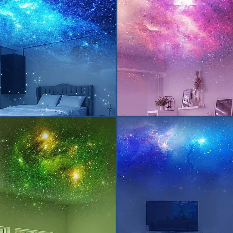 Bedroom Lamp Starry Night Astronaut Projector with 8 Modes