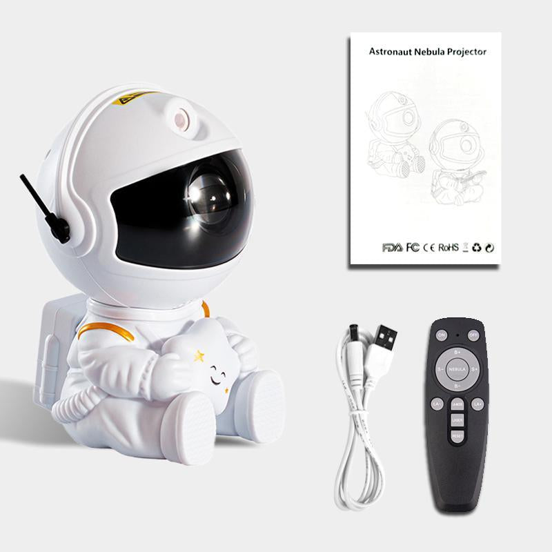 Bedroom Lamp Starry Night Astronaut Projector with 8 Modes