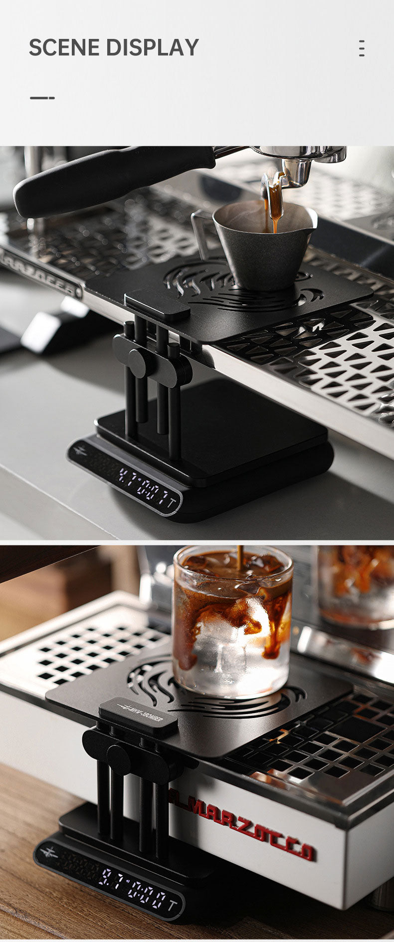 Adjustable Coffee Weighing Rack