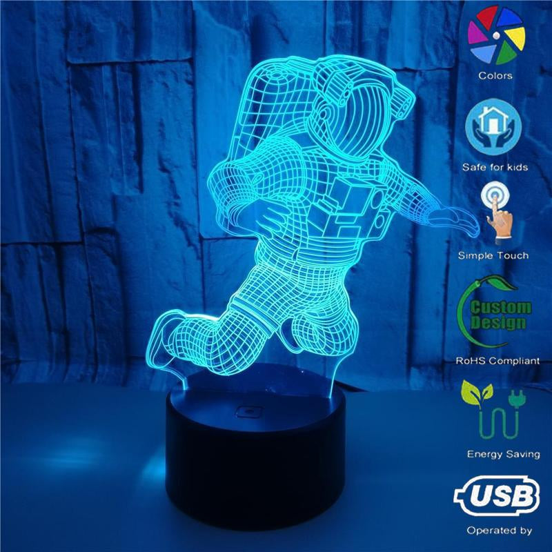 LED Lights for Room: Astronaut 3D Night Light Gift Light