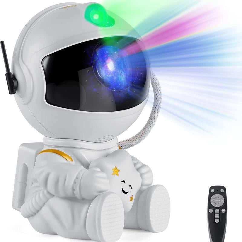 Bedroom Lamp Starry Night Astronaut Projector with 8 Modes