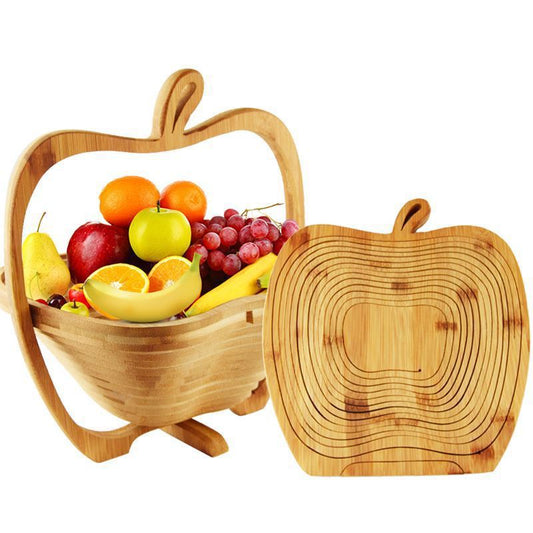 Folding Fruit Basket Creative Fashion Crafts Fruit Storage Basket