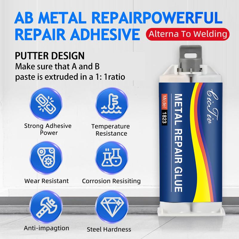 Casting Glue - High-Temp Metal Repair Adhesive, Durable & Versatile