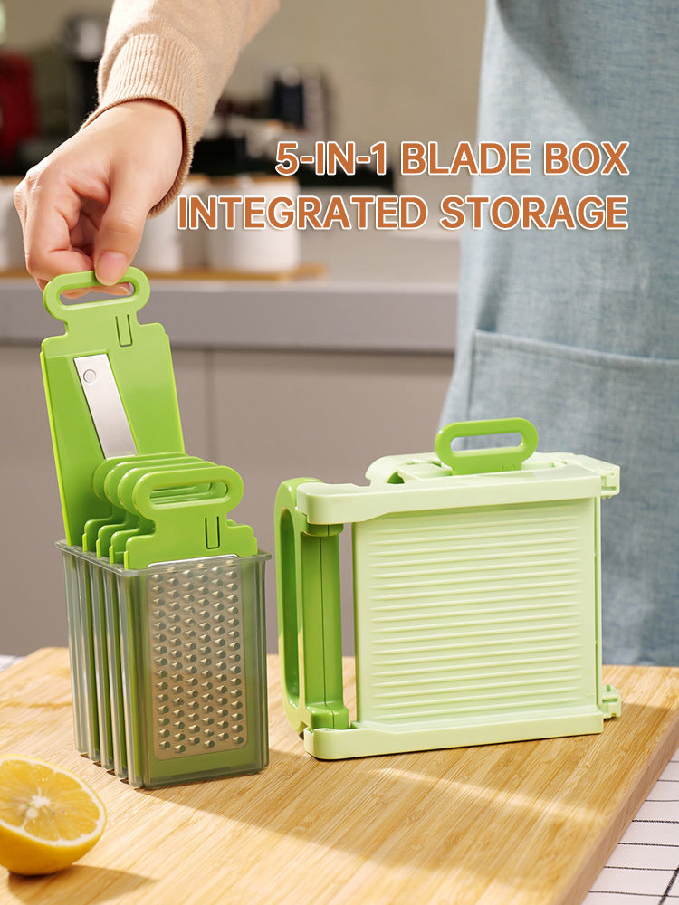 -1 BL ADE BOX INTEGRATED STORAGE Fruit Chopper Slicer