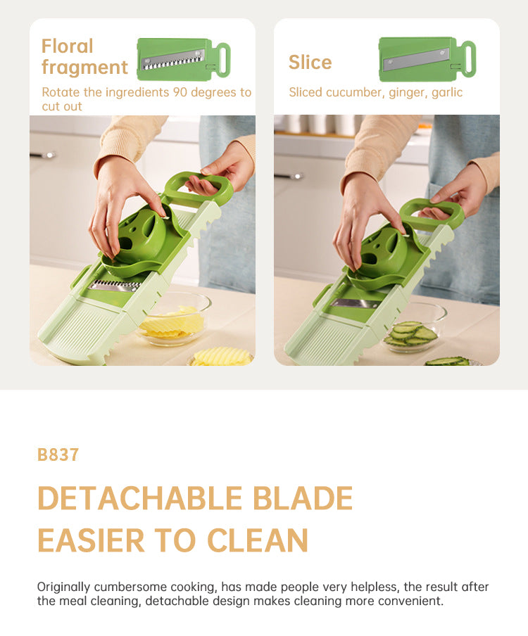 -1 BL ADE BOX INTEGRATED STORAGE Fruit Chopper Slicer