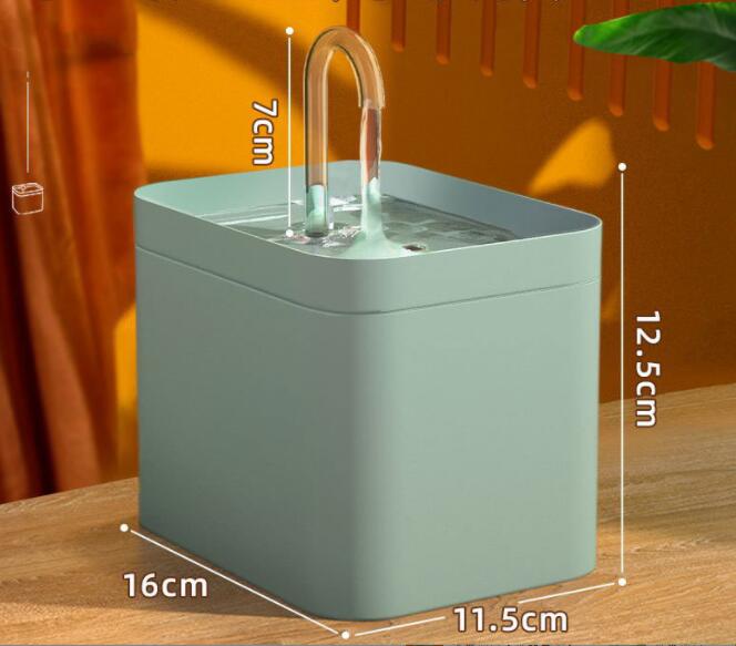 Cat Water Fountain Auto Filter USB Electric Mute Cat Drinker Bowl
