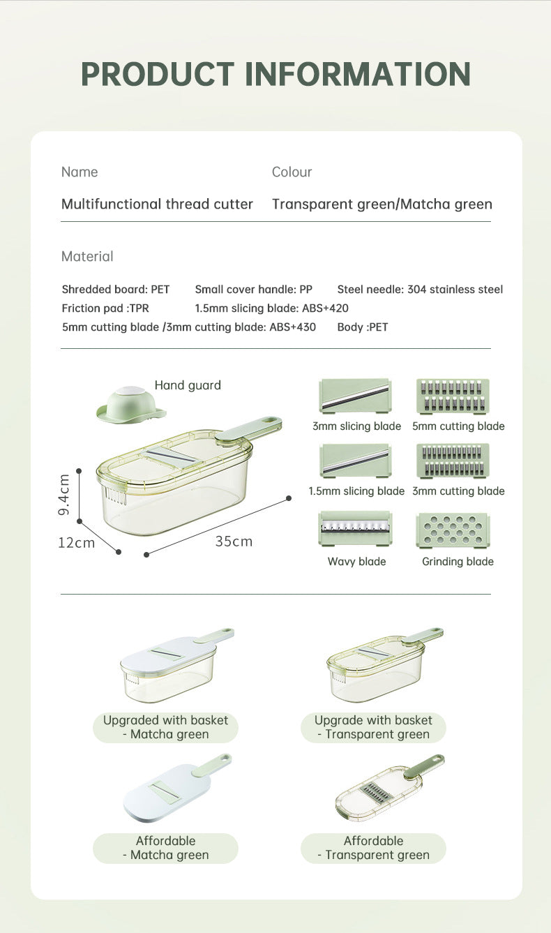 Multifunction Vegetable Cutter Portable Slicer Kitchen Tools