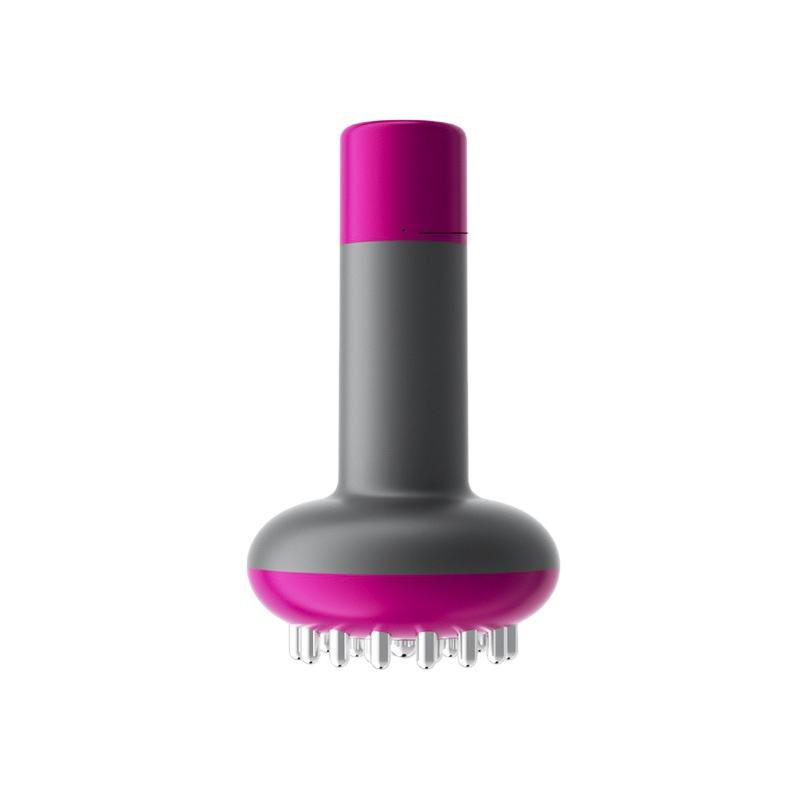 Micro-current Heating Vibration Device Handheld Massager Brush