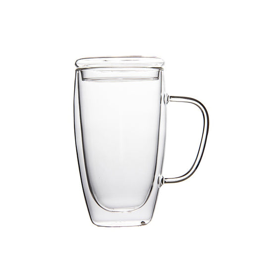 Double Layer Glass Cup