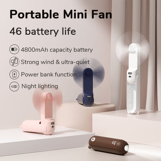 portable fan mini handheld fan usb recharge hand