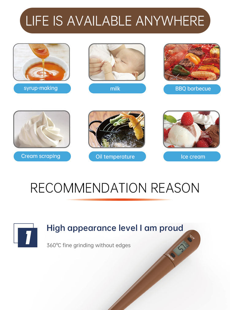 Digital Cooking Thermometer Double