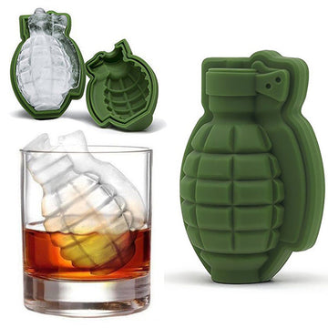 3D Ice Buckets Cube Mold Grenade Shape Ice Cream Maker