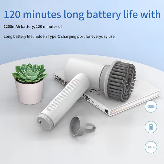 Hand-Held Electric Cleaning Brush Kitchen Stove Brush