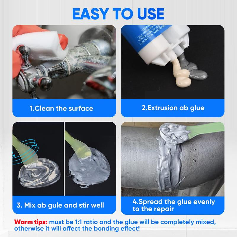 Casting Glue - High-Temp Metal Repair Adhesive, Durable & Versatile