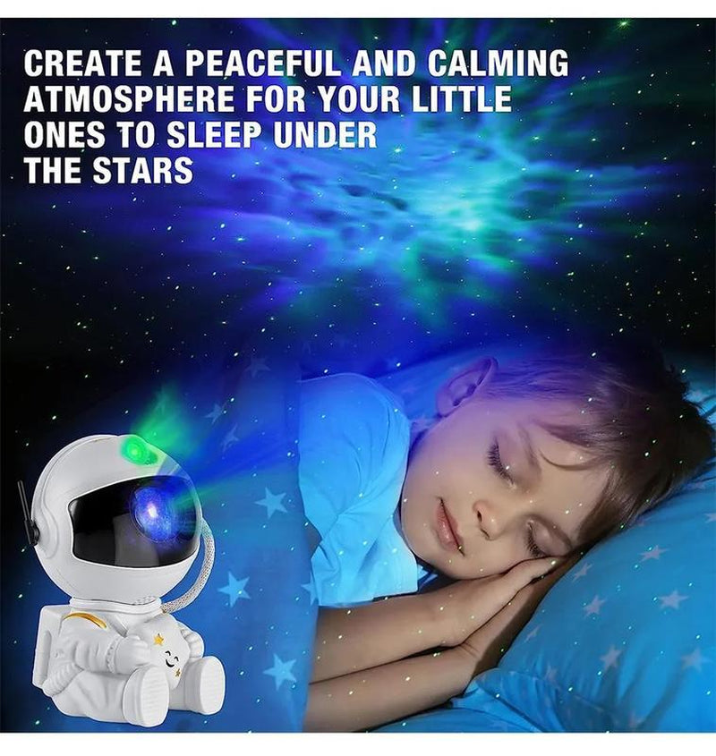 Bedroom Lamp Starry Night Astronaut Projector with 8 Modes